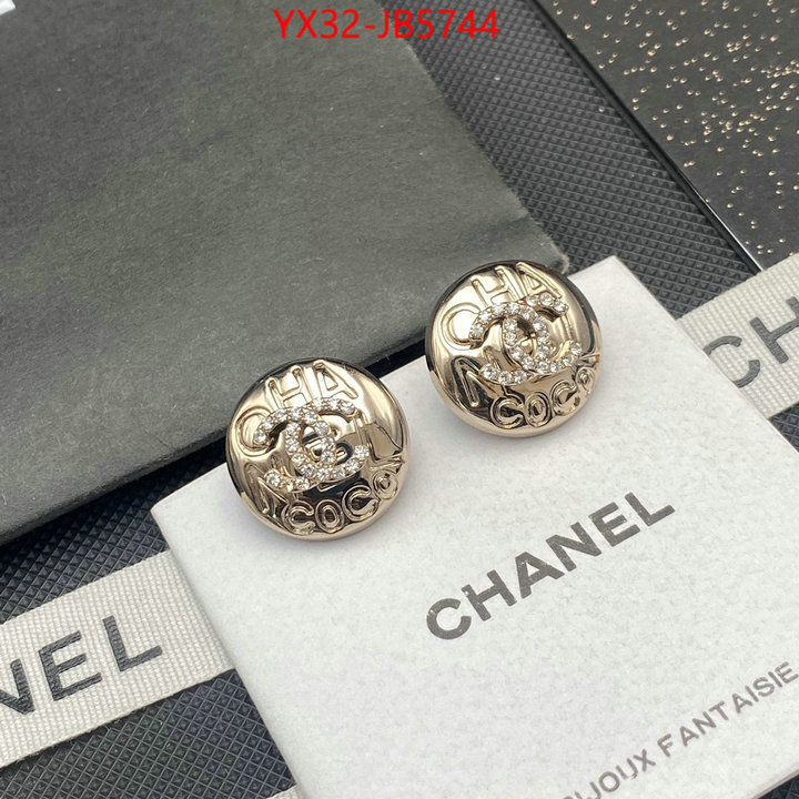 Jewelry-Chanel top fake designer ID: JB5744 $: 32USD