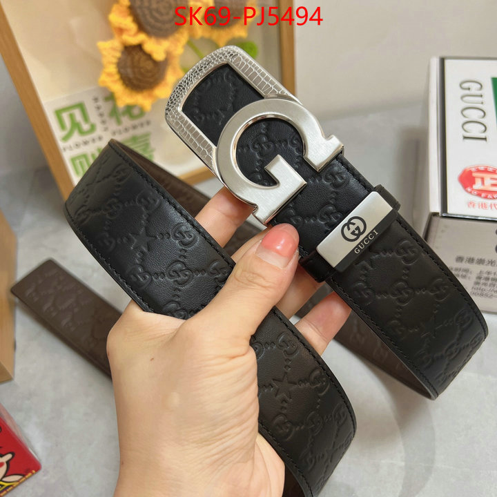 Belts-Gucci top fake designer ID: PJ5494 $: 69USD