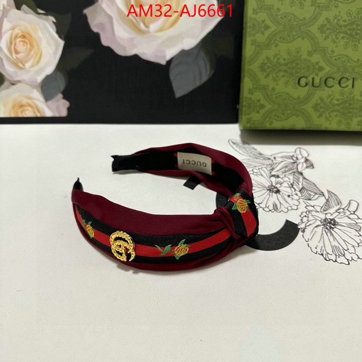 Hair band-Gucci shop cheap high quality 1:1 replica ID: AJ6661 $: 32USD