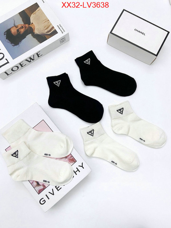 Sock-Chanel quality aaaaa replica ID: LV3638 $: 32USD