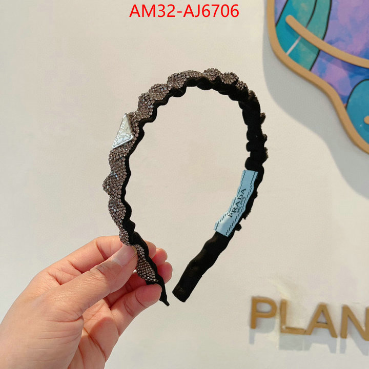 Hair band-Prada copy aaaaa ID: AJ6706 $: 32USD