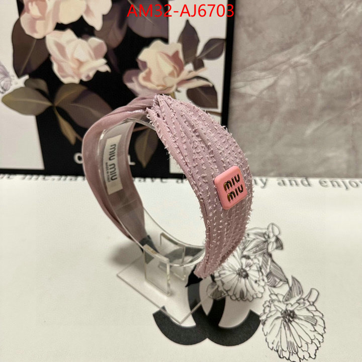 Hair band-MIU MIU how to start selling replica ID: AJ6703 $: 32USD