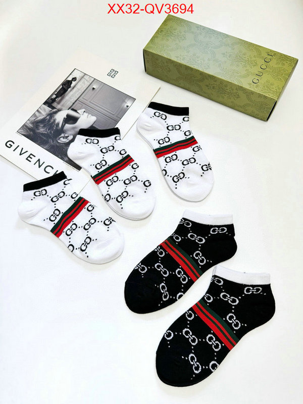 Sock-Gucci top quality fake ID: QV3694 $: 32USD