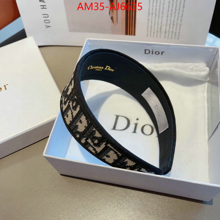 Hair band-Dior new designer replica ID: AJ6635 $: 35USD