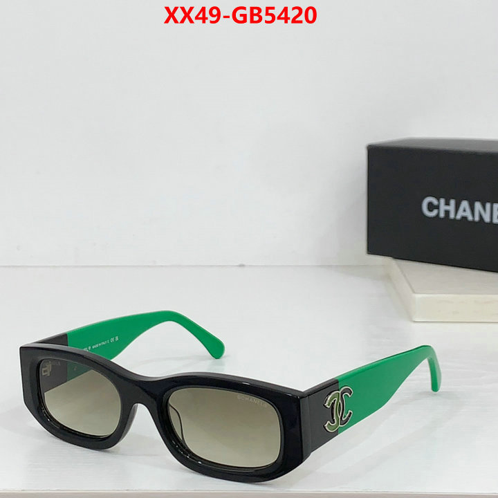 Glasses-Chanel perfect quality designer replica ID: GB5420 $: 49USD