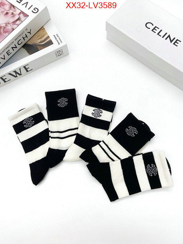 Sock-CELINE top perfect fake ID: LV3589 $: 32USD