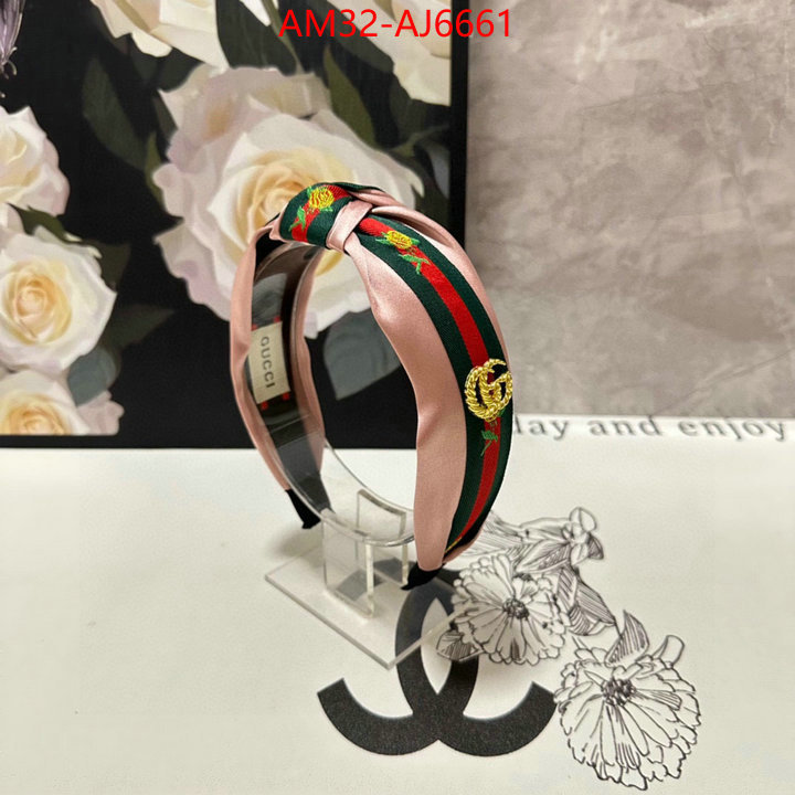 Hair band-Gucci shop cheap high quality 1:1 replica ID: AJ6661 $: 32USD