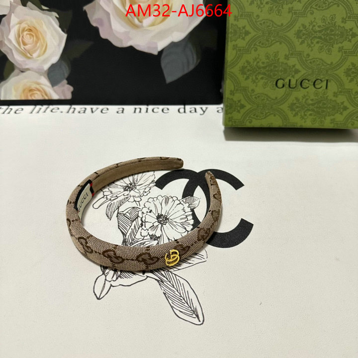 Hair band-Gucci fake high quality ID: AJ6664 $: 32USD