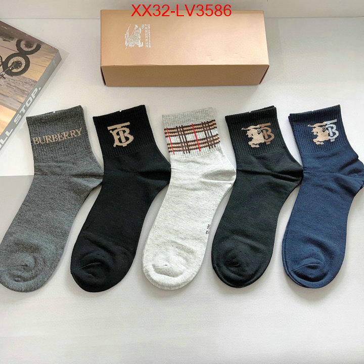 Sock-Burberry shop the best high authentic quality replica ID: LV3586 $: 32USD