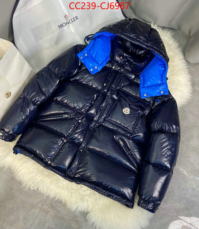 Down jacket Men-Moncler top quality replica ID: CJ6987 $: 239USD