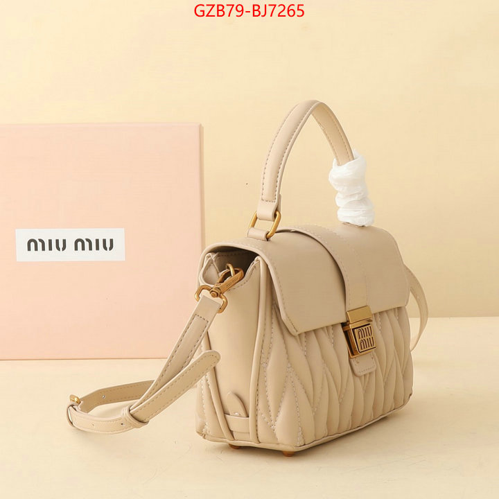 Miu Miu Bags(4A)-Handbag- buy the best high quality replica ID: BJ7265 $: 79USD,