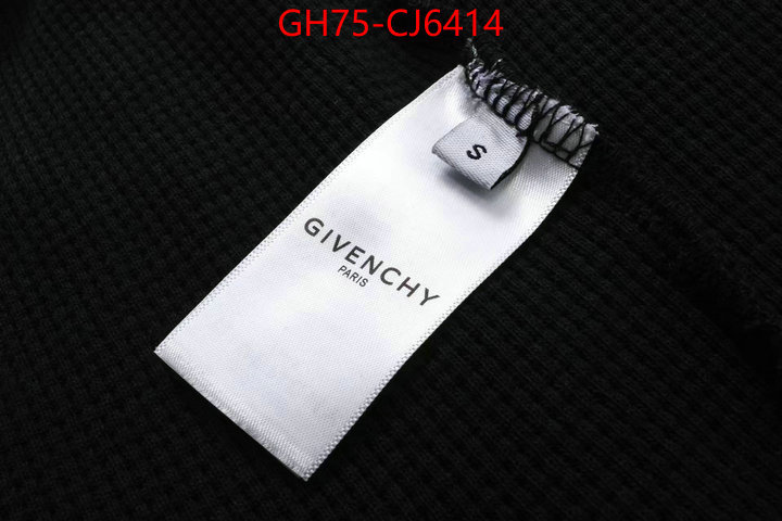 Clothing-Givenchy designer replica ID: CJ6414 $: 75USD