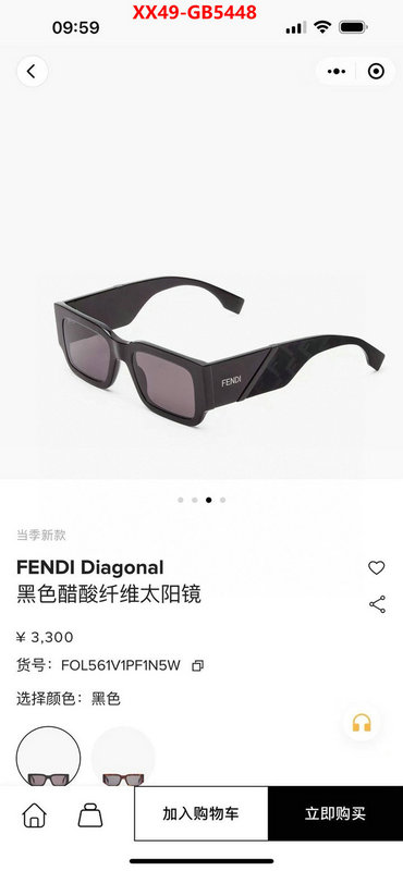 Glasses-Fendi counter quality ID: GB5448 $: 49USD