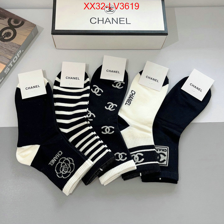 Sock-Chanel best quality replica ID: LV3619 $: 32USD