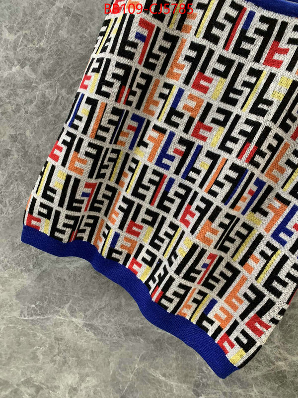 Clothing-Fendi designer 1:1 replica ID: CJ5785 $: 109USD