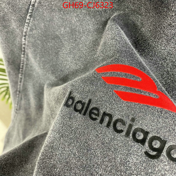 Clothing-Balenciaga where quality designer replica ID: CJ6323 $: 69USD