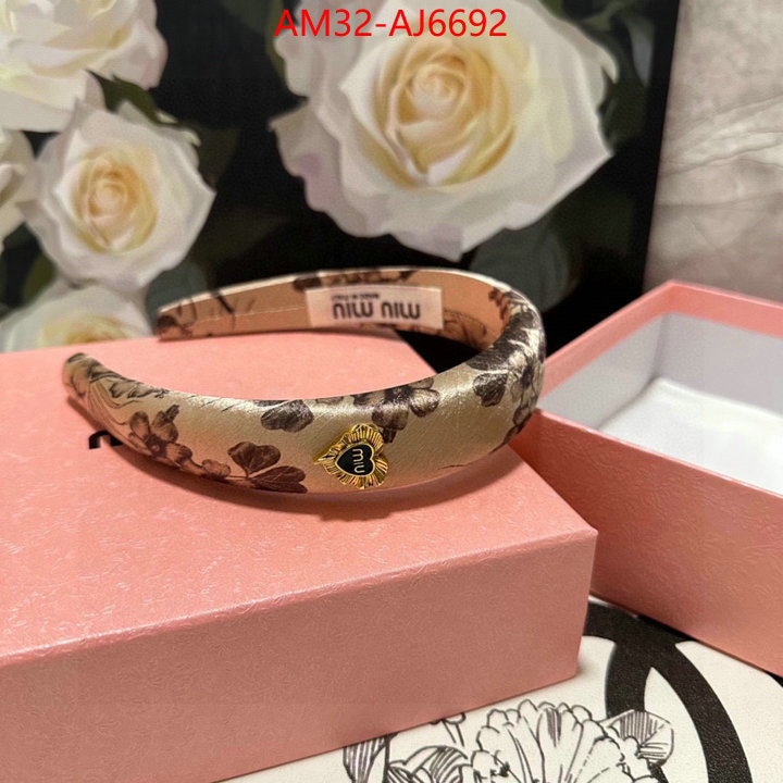 Hair band-MIU MIU replica designer ID: AJ6692 $: 32USD