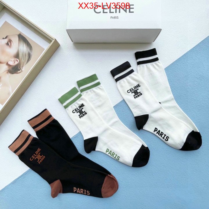 Sock-CELINE where to buy replicas ID: LV3598 $: 35USD