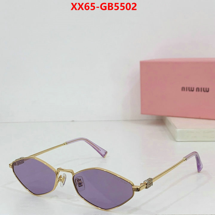 Glasses-Miu Miu replica 1:1 high quality ID: GB5502 $: 65USD