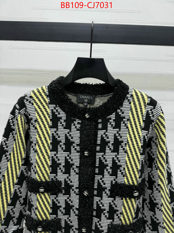 Clothing-Chanel what is top quality replica ID: CJ7031 $: 109USD