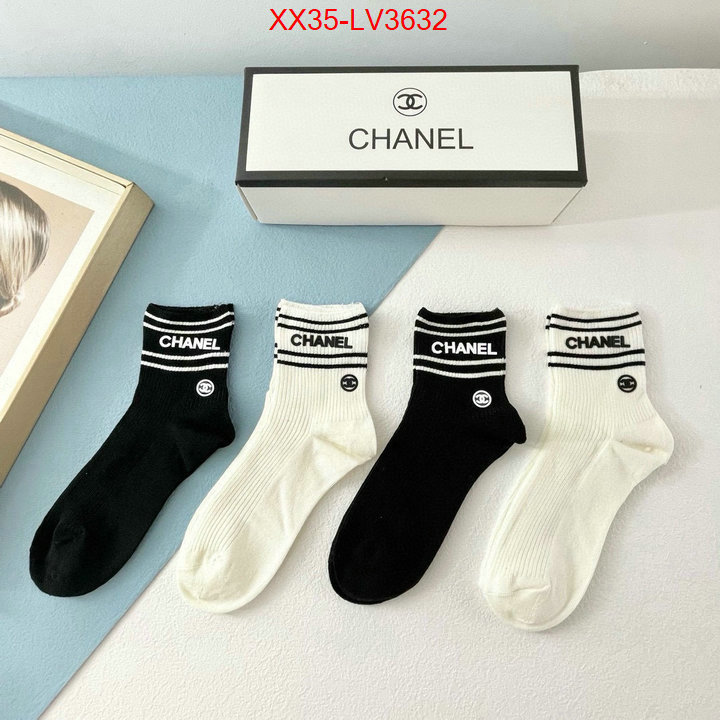 Sock-Chanel sale outlet online ID: LV3632 $: 35USD