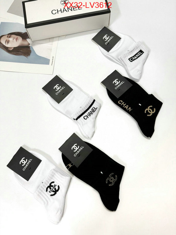 Sock-Chanel designer wholesale replica ID: LV3612 $: 32USD