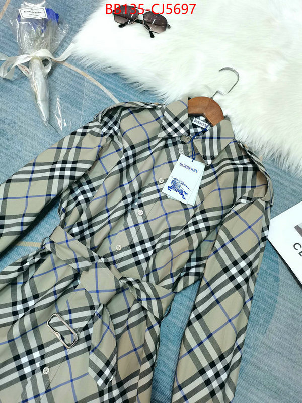 Clothing-Burberry highest quality replica ID: CJ5697 $: 135USD