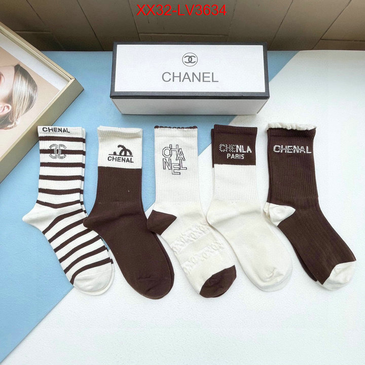 Sock-Chanel buy replica ID: LV3634 $: 32USD