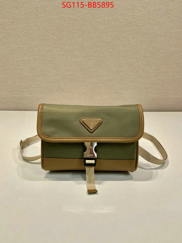 Prada Bags(TOP)-Crossbody- mirror copy luxury ID: BB5895 $: 115USD,