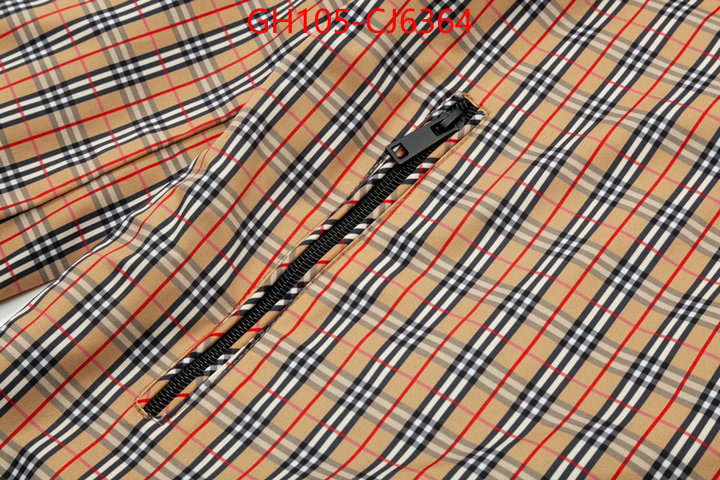 Clothing-Burberry high quality 1:1 replica ID: CJ6364 $: 105USD