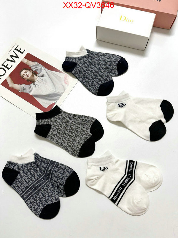 Sock-Dior aaaaa+ replica designer ID: QV3646 $: 32USD