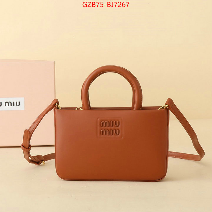 Miu Miu Bags(4A)-Handbag- perfect ID: BJ7267 $: 75USD,