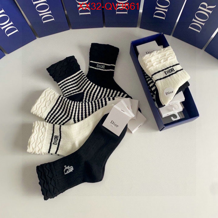 Sock-Dior high quality replica ID: QV3661 $: 32USD