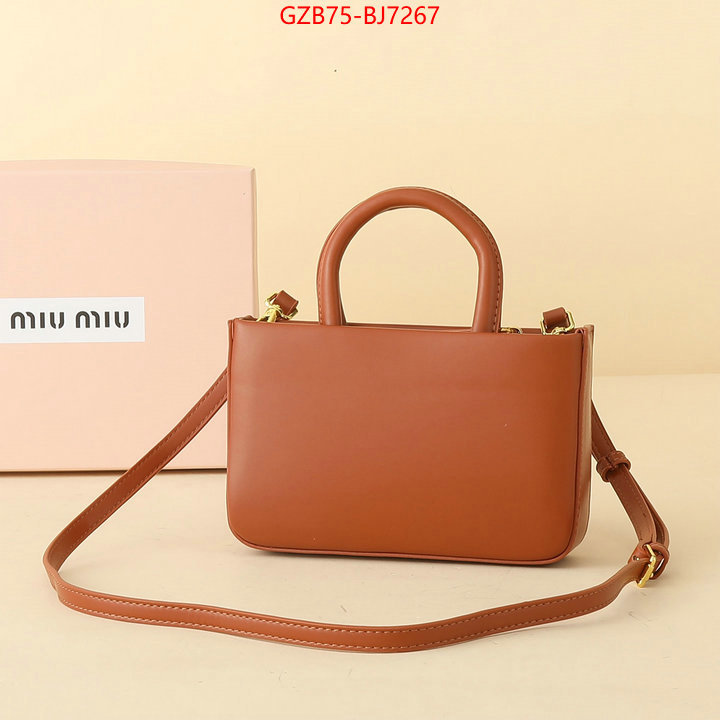 Miu Miu Bags(4A)-Handbag- perfect ID: BJ7267 $: 75USD,