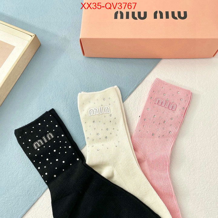 Sock-Miu Miu cheap online best designer ID: QV3767 $: 35USD