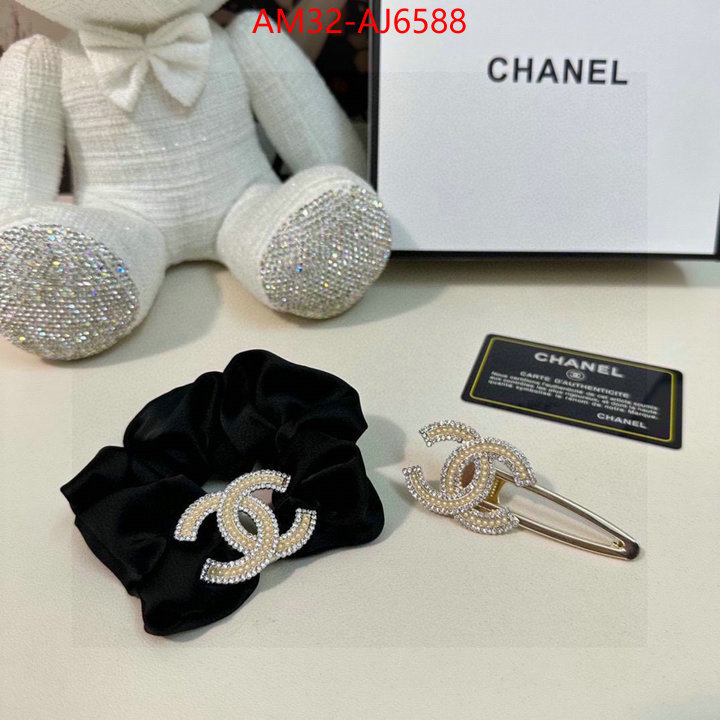 Hair band-Chanel how quality ID: AJ6588 $: 32USD