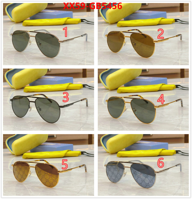 Glasses-Gucci 2024 aaaaa replica customize ID: GB5456 $: 59USD