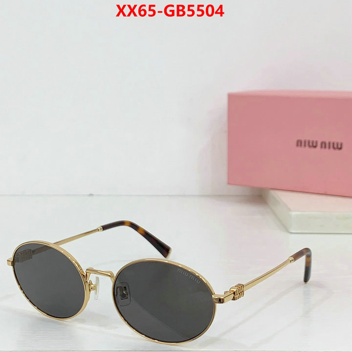 Glasses-Miu Miu buy best quality replica ID: GB5504 $: 65USD