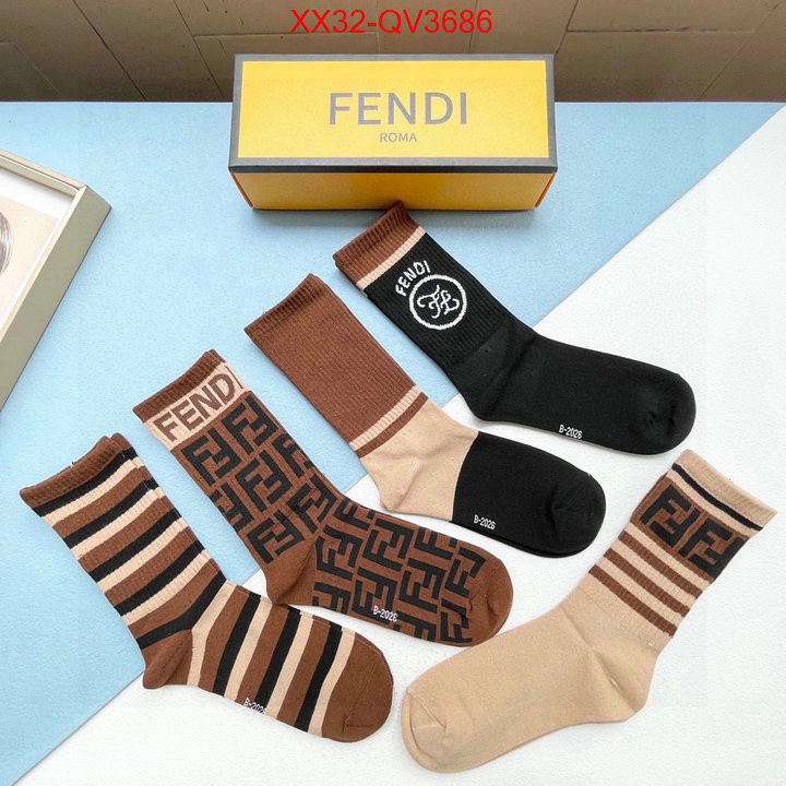 Sock-Fendi is it ok to buy replica ID: QV3686 $: 32USD