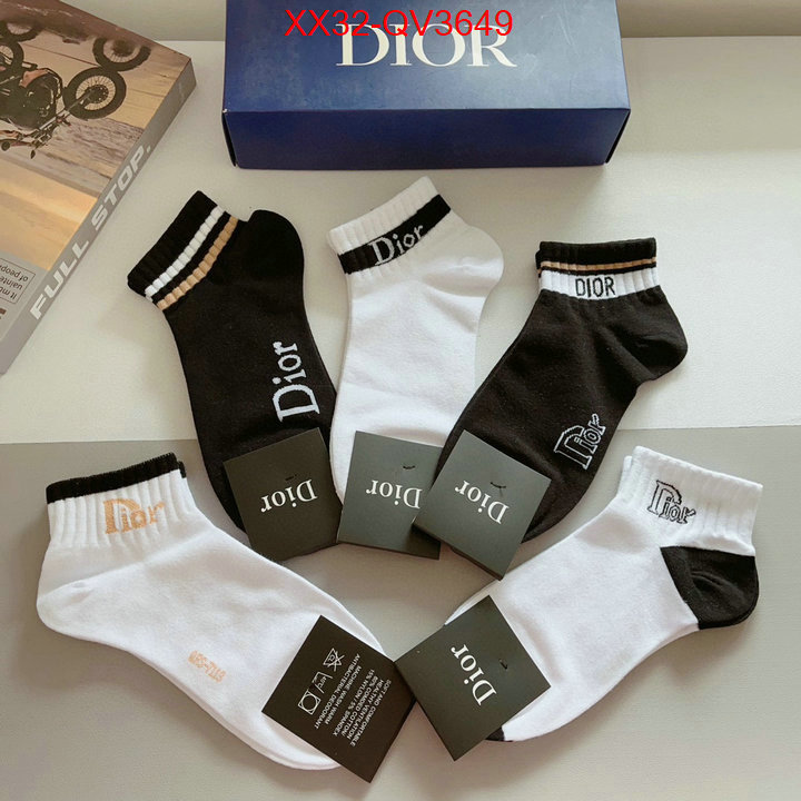 Sock-Dior cheap high quality replica ID: QV3649 $: 32USD