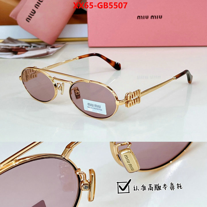 Glasses-Miu Miu most desired ID: GB5507 $: 65USD