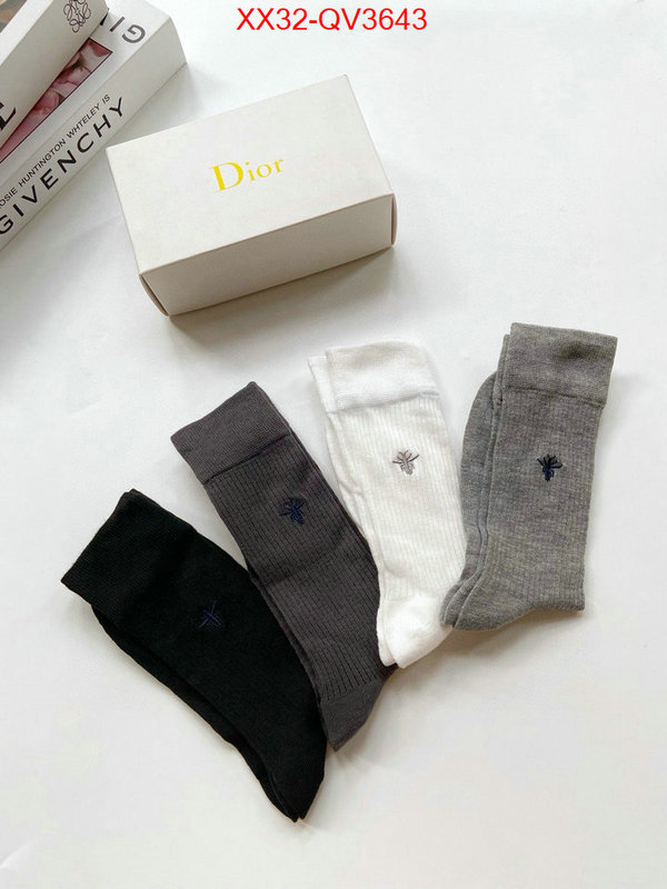 Sock-Dior buy the best high quality replica ID: QV3643 $: 32USD