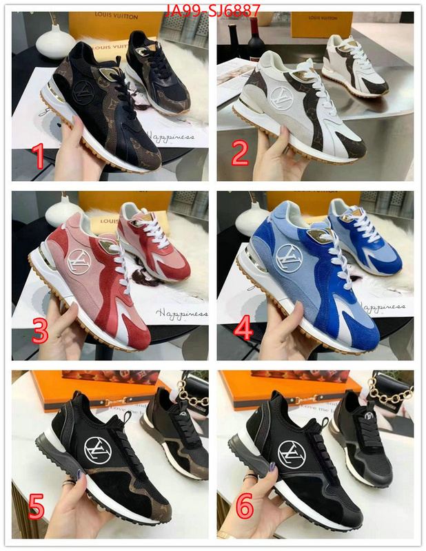 Women Shoes-LV good quality replica ID: SJ6887 $: 99USD