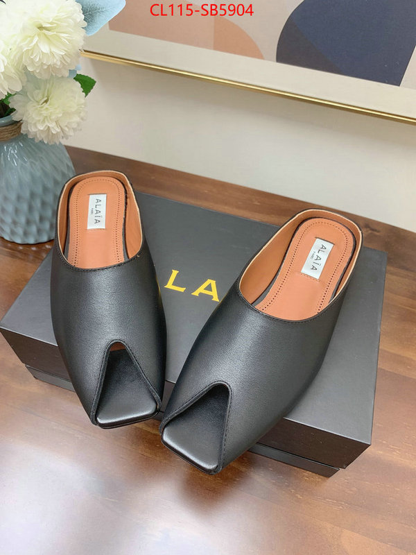 Women Shoes-ALAIA top designer replica ID: SB5904 $: 115USD