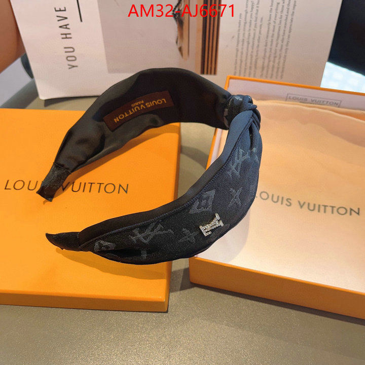 Hair band-LV fake cheap best online ID: AJ6671 $: 32USD