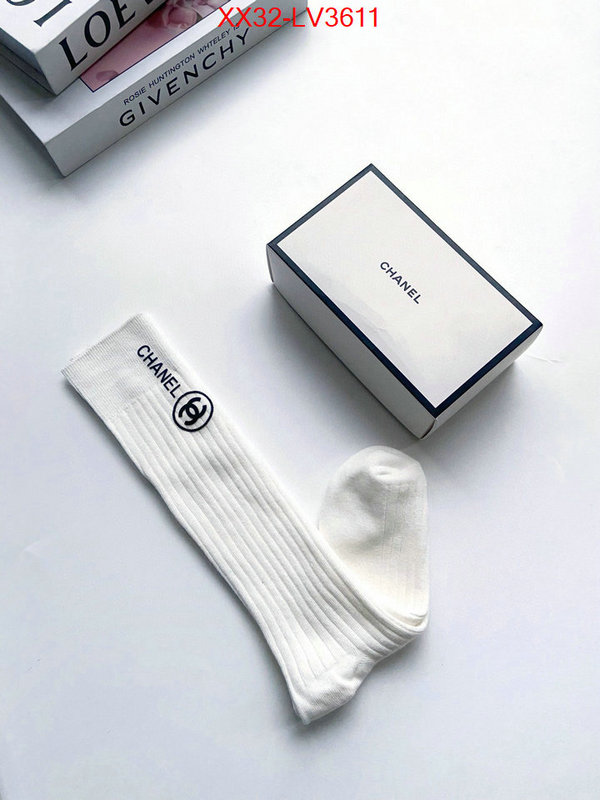 Sock-Chanel for sale cheap now ID: LV3611 $: 32USD