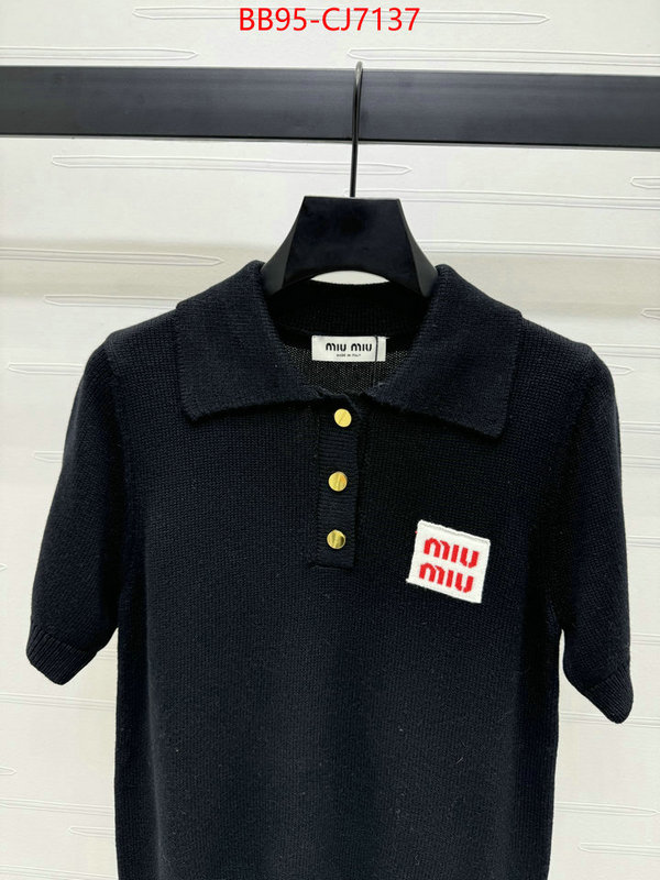 Clothing-MIU MIU website to buy replica ID: CJ7137 $: 95USD