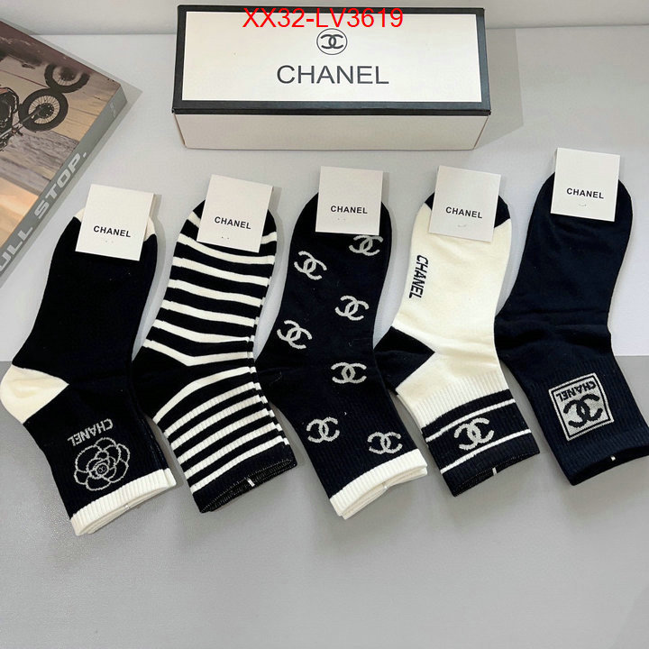 Sock-Chanel best quality replica ID: LV3619 $: 32USD