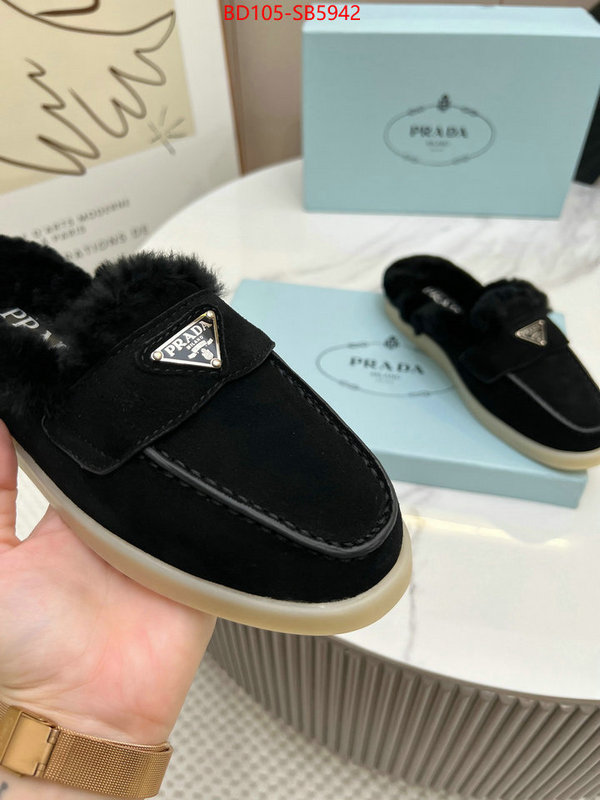 Women Shoes-Prada high quality replica designer ID: SB5942 $: 105USD