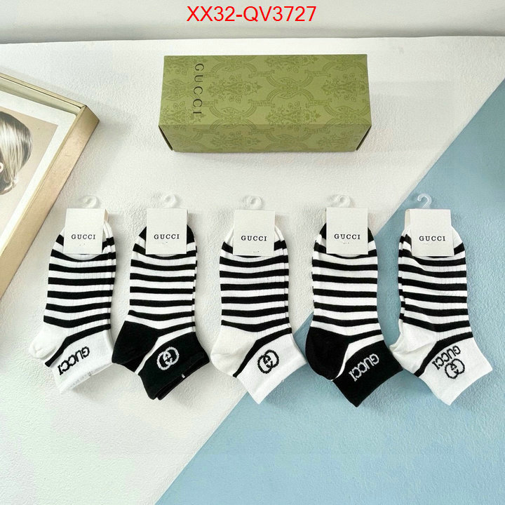 Sock-Gucci the highest quality fake ID: QV3727 $: 32USD